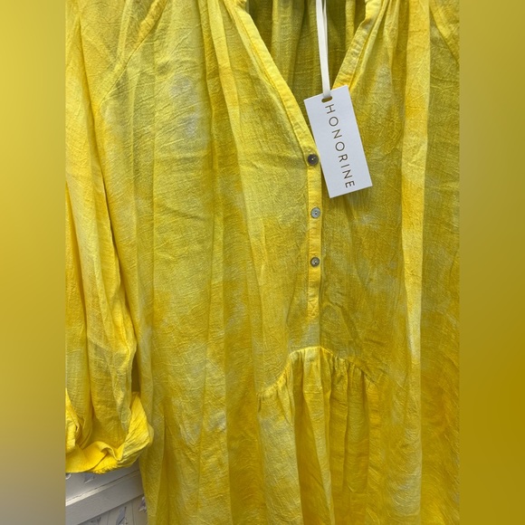 NWT Honorine Paola dress. Color: Citron cloud, yellow. Size M. - Picture 5 of 9
